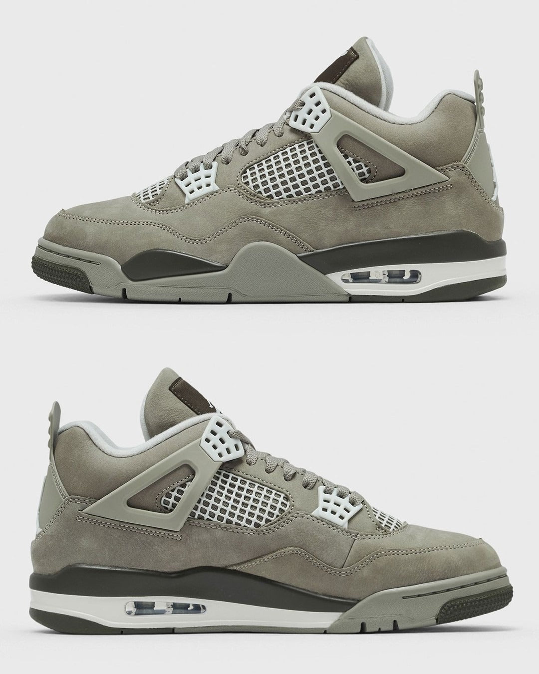 Air Jordan 4 Light Army JA5911-320 side profile. Photo: @sneakernews