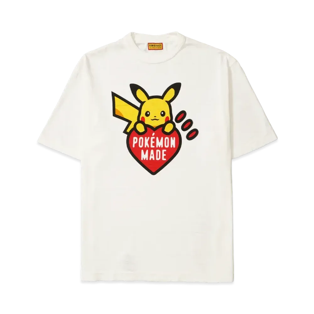 Human Made x Pokemon Graphic T-Shirt Pikachu Online Store White