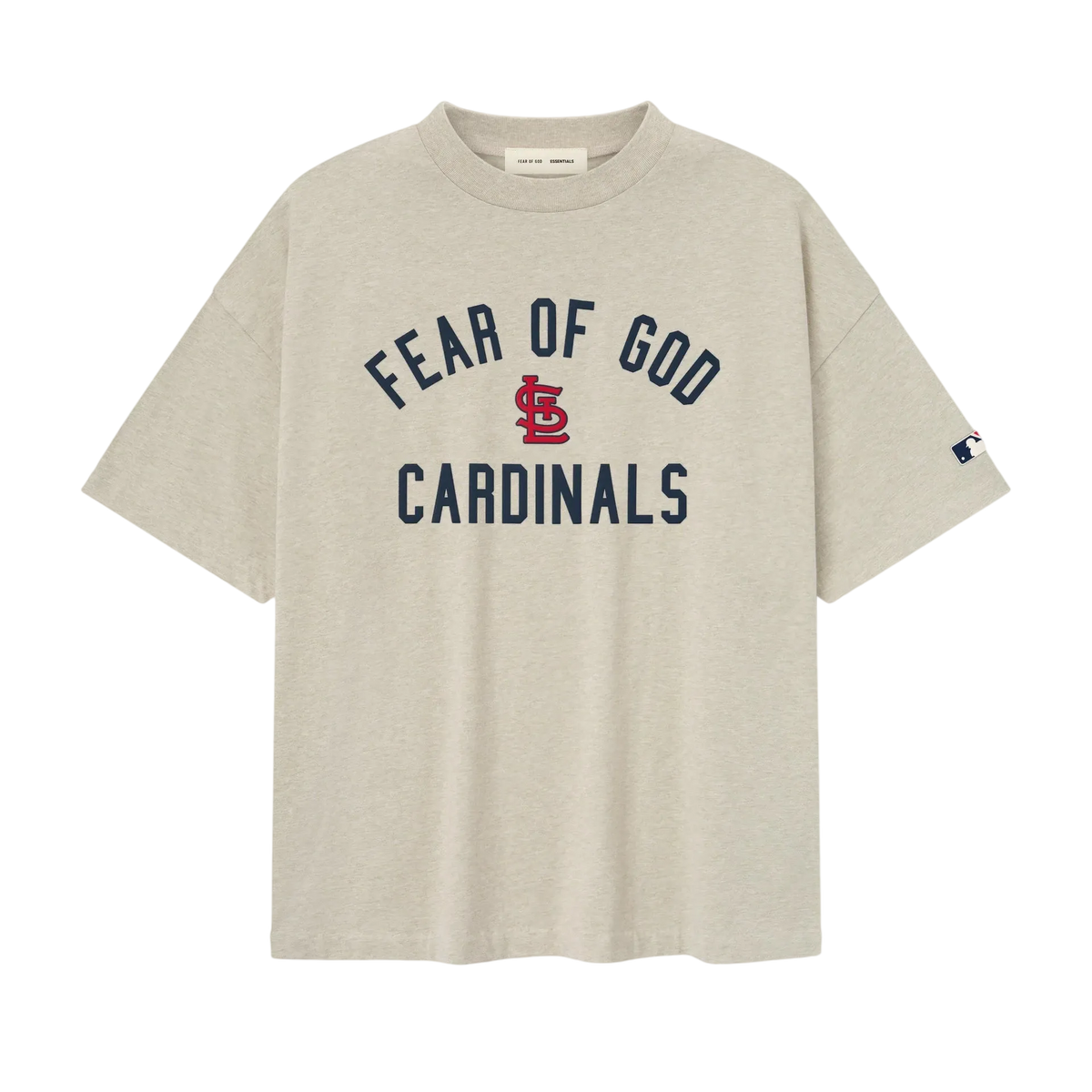 Fear of God Essentials Cardinals 90s Tee Heather Stone