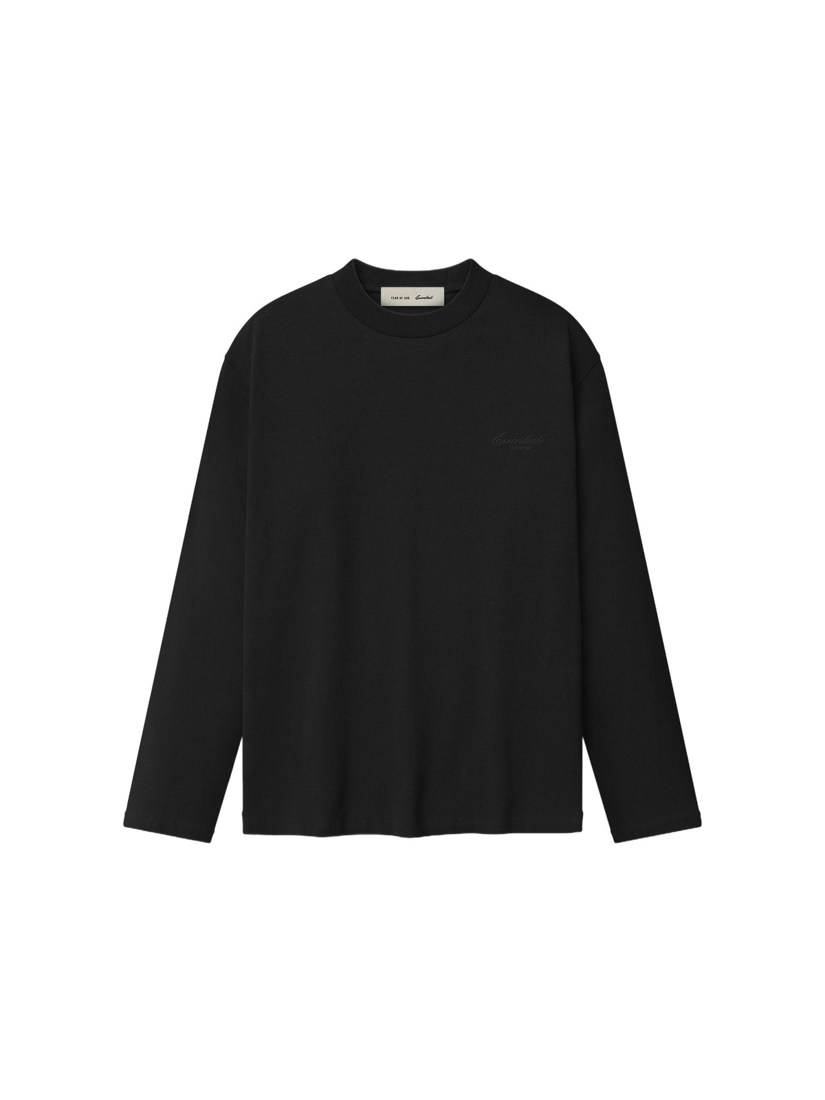 Fear of God Essentials Women's Classic Long Sleeve Tee Vintage Black