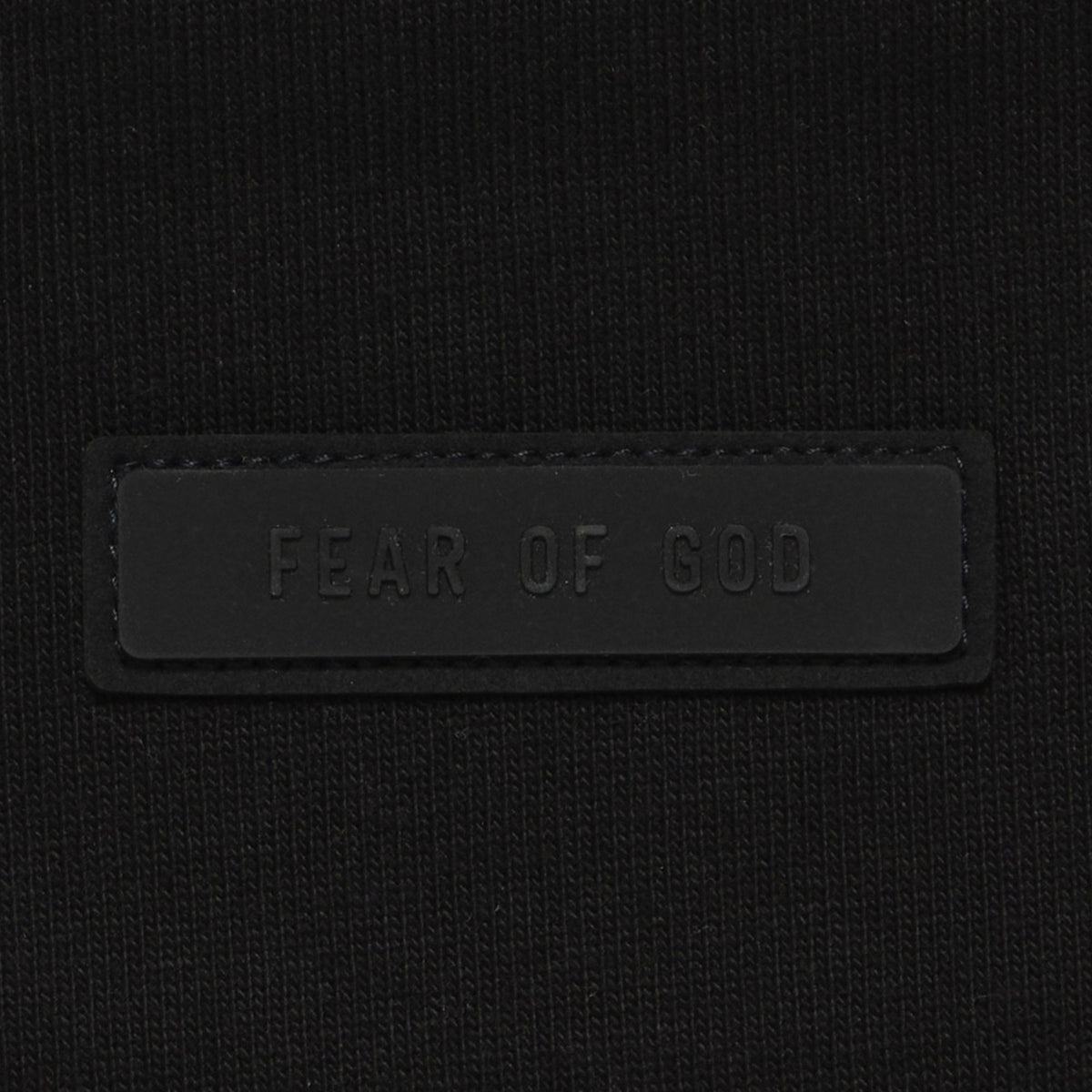 Fear of God Essentials Heavy Jersey Crewneck T-Shirt Jet Black (SS24)