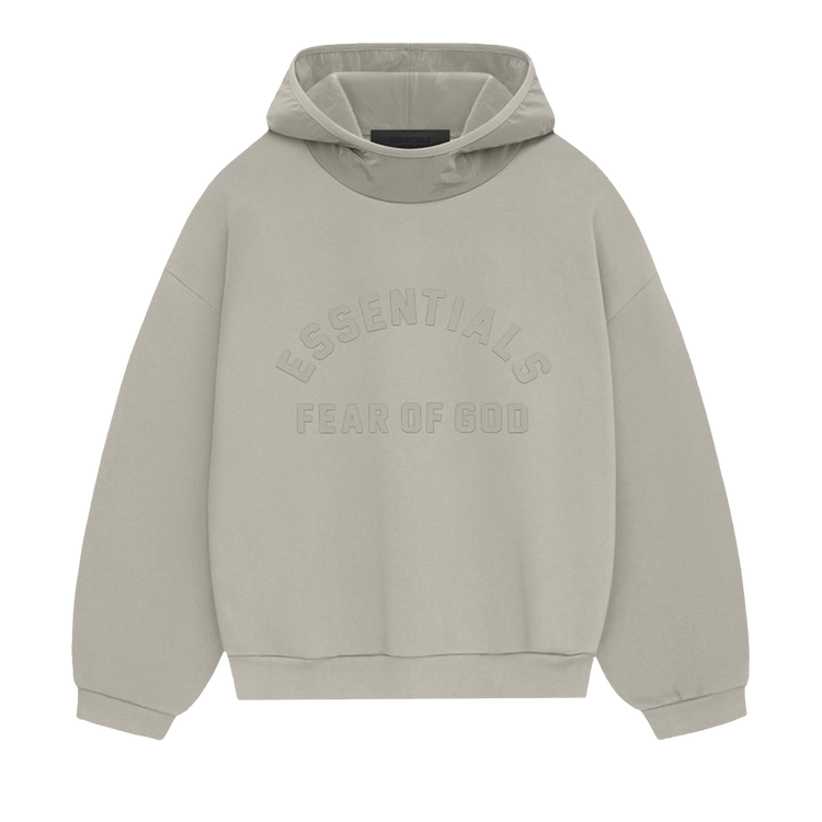 Fear of God Essentials Nylon Fleece Hoodie Seal/Seal (SS24)