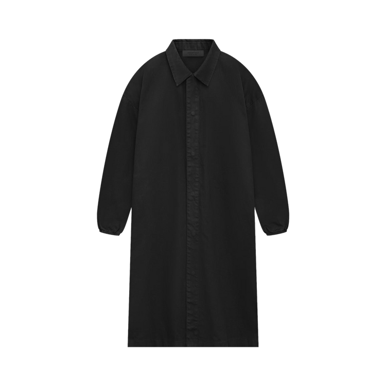 Fear of God Essentials Denim Car Coat Jet Black (SS24)