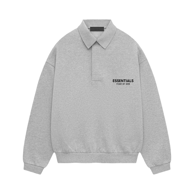 Fear of God Essentials Fleece Polo Light Heather Grey (FW24)