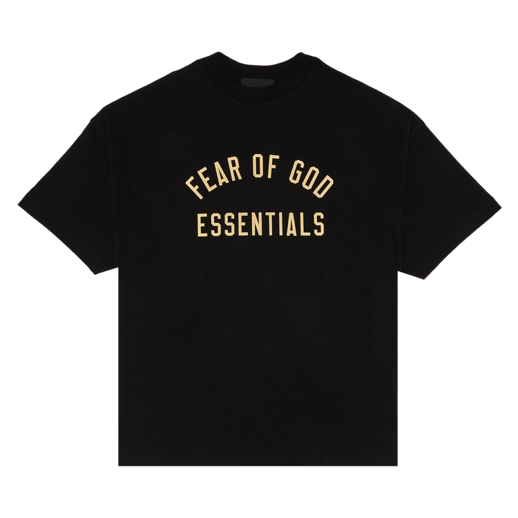 Fear of God Essentials Jersey Crewneck Tee Black (FW24)