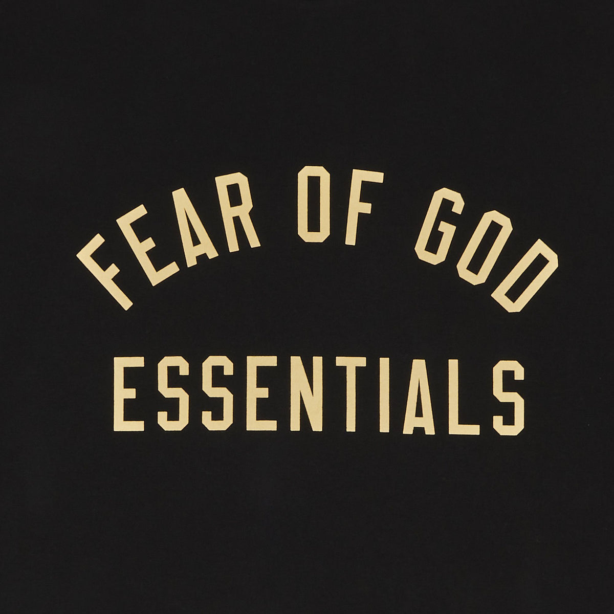 Fear of God Essentials Jersey Crewneck Tee Black (FW24)