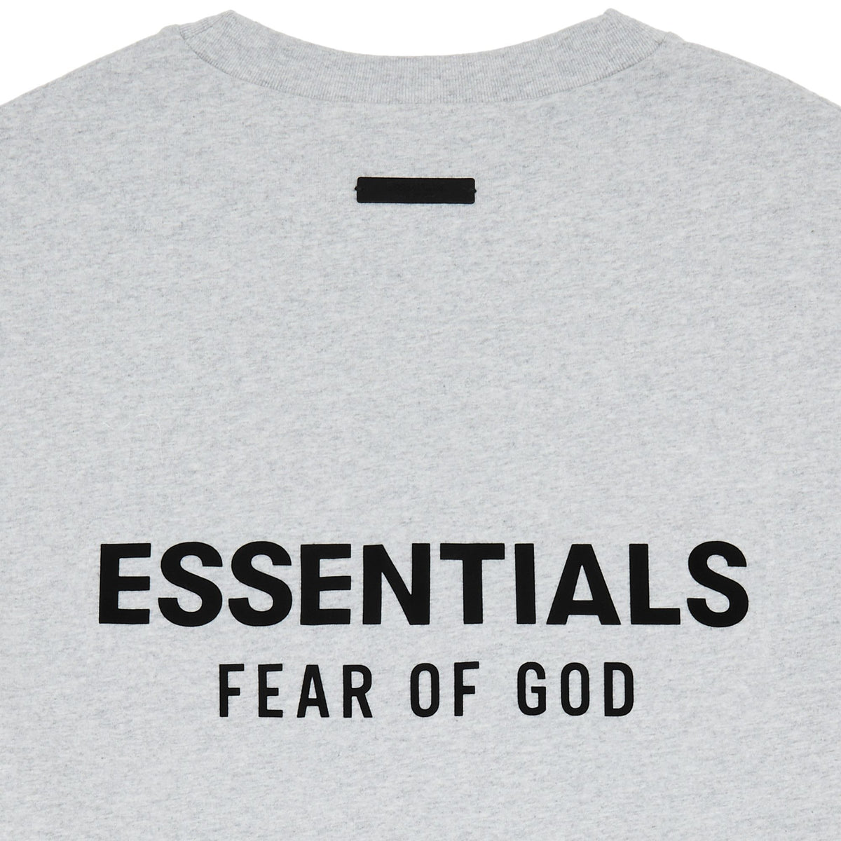Fear of God Essentials Jersey Crewneck Tee Light Heather Grey (FW24)