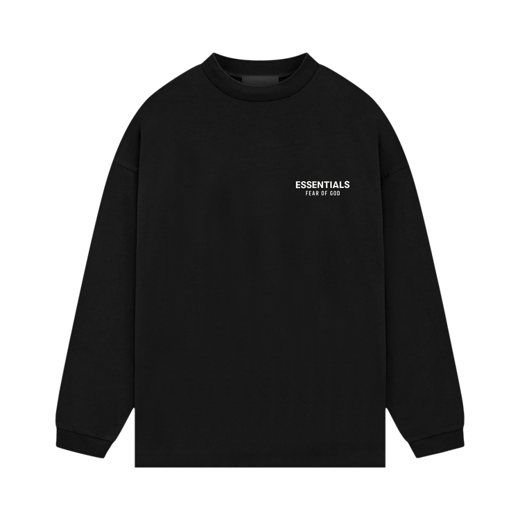 Fear of God Essentials Jersey Long-Sleeve Shirt Black (FW24)