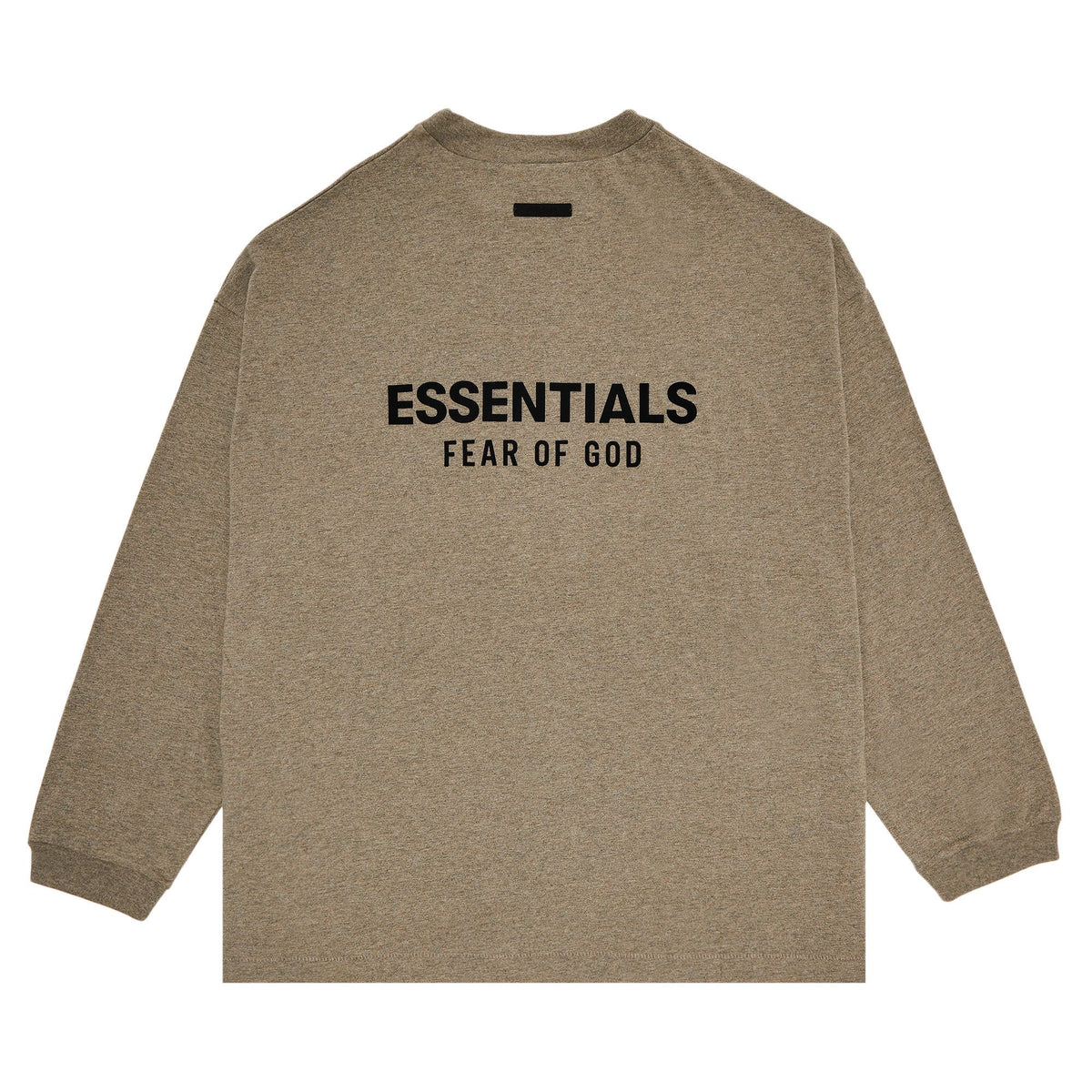 Fear of God Essentials Jersey Long-Sleeve Shirt Heather Grey (FW24)