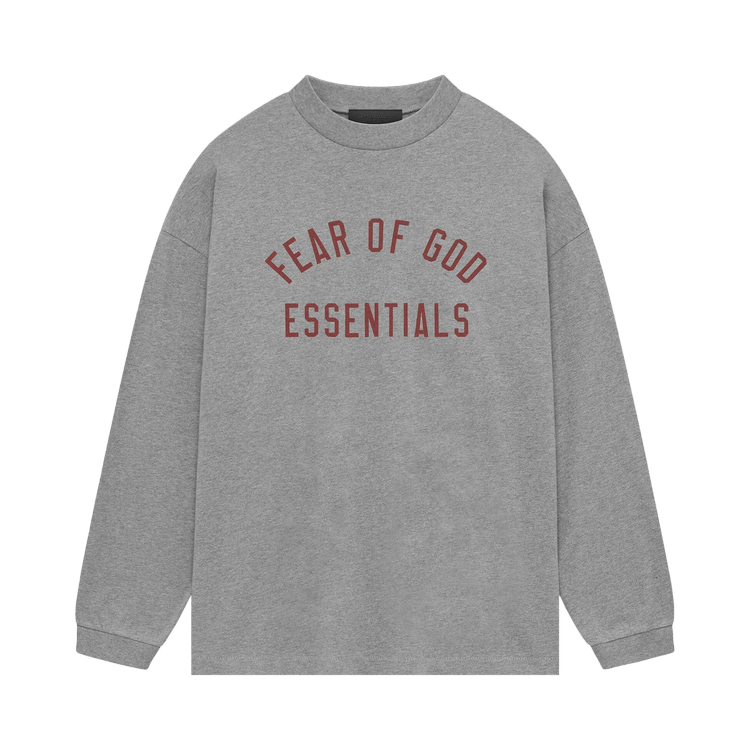 Fear of God Essentials Jersey Long-Sleeve Tee Dark Heather (FW24)