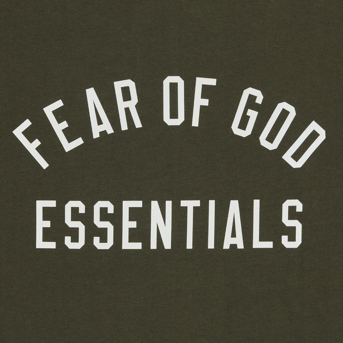 Fear of God Essentials Jersey Long-Sleeve Tee Military (FW24)