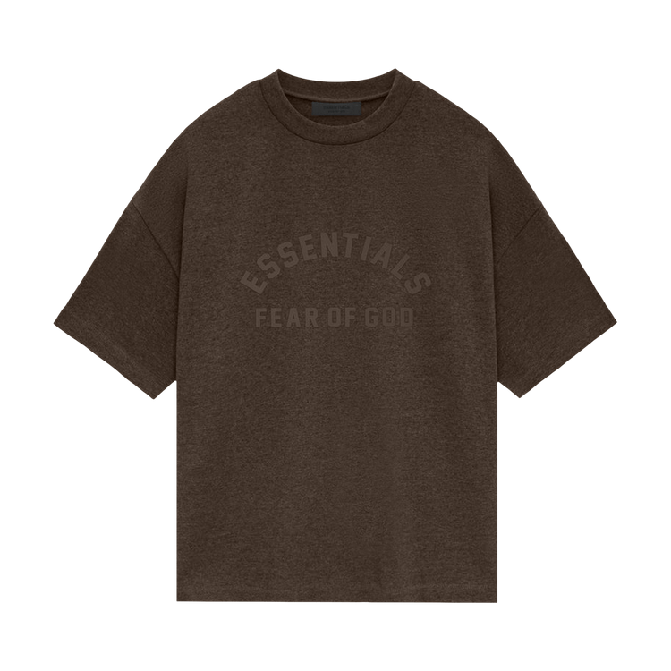 Fear of God Essentials Heavy Short-Sleeve Tee Heather Wood (SS24)