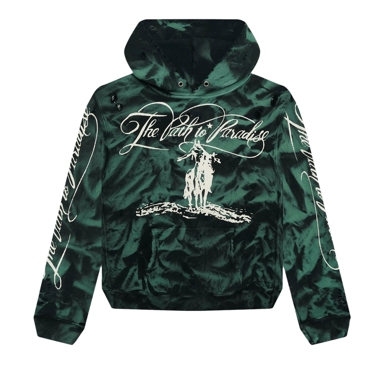 Hellstar Marble Paradise Hoodie Green/Black