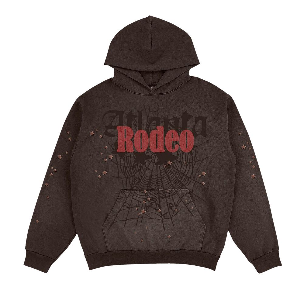 Travis Scott Cactus Jack x Sp5der Days Before Rodeo Hoodie Brown front
