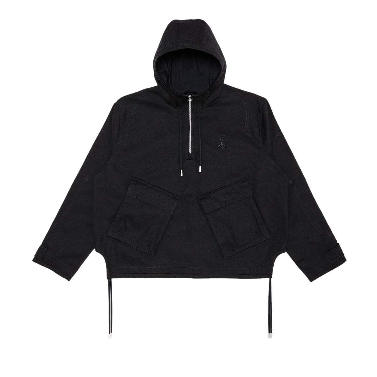 Jordan x Travis Scott Half Zip Jacket Black front