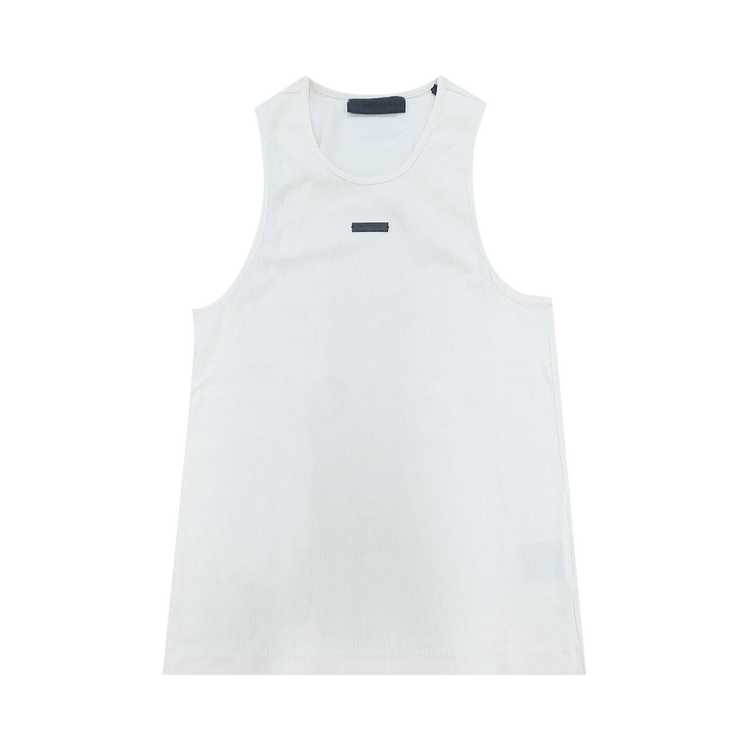 Fear of God Essentials Ribbed Tank White (FW24)