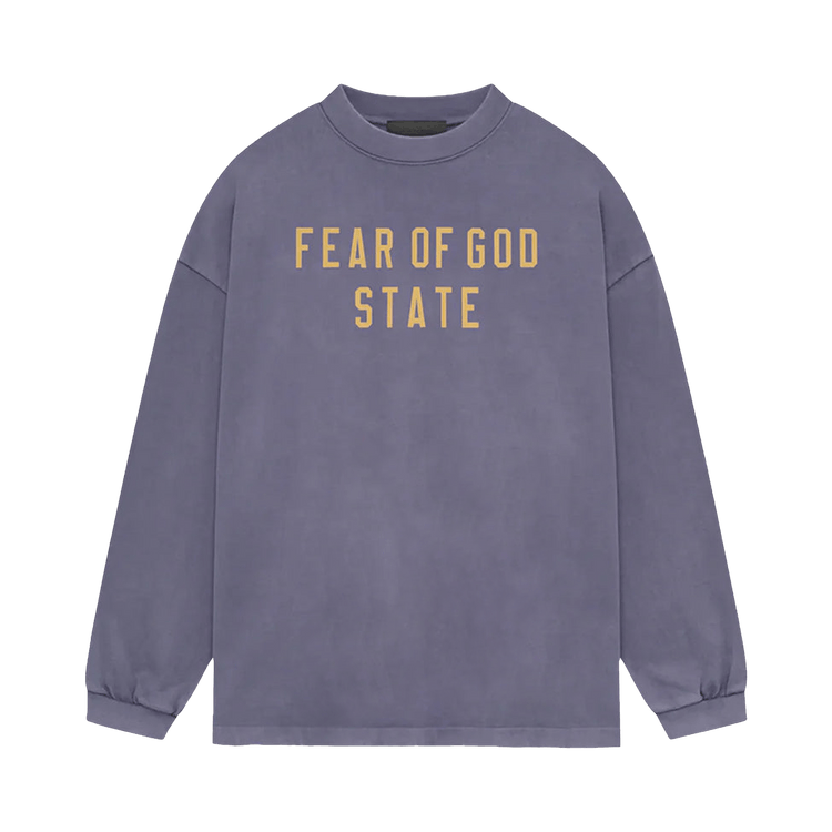 Fear of God Essentials Heavy Long-Sleeve Tee Lavender (FW24)