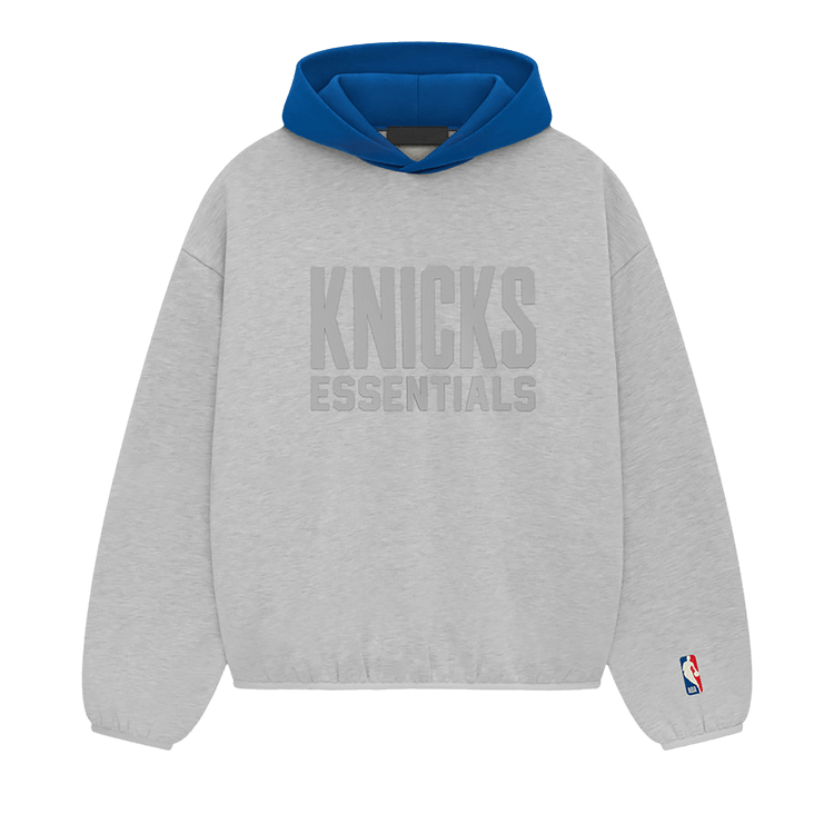 Fear of God Essentials x NBA Knicks Hoodie Light Heather (FW24)