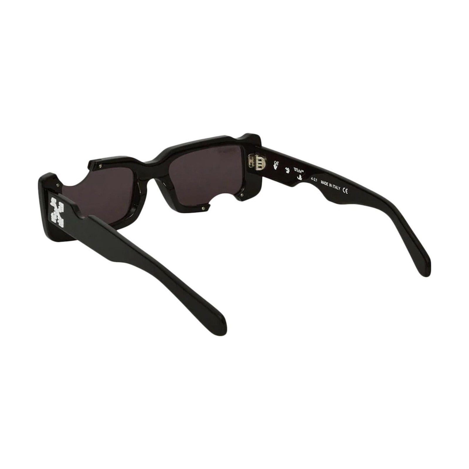 Off-White Cady Cut-Out Sunglasses Black/White/Grey (SS22) front