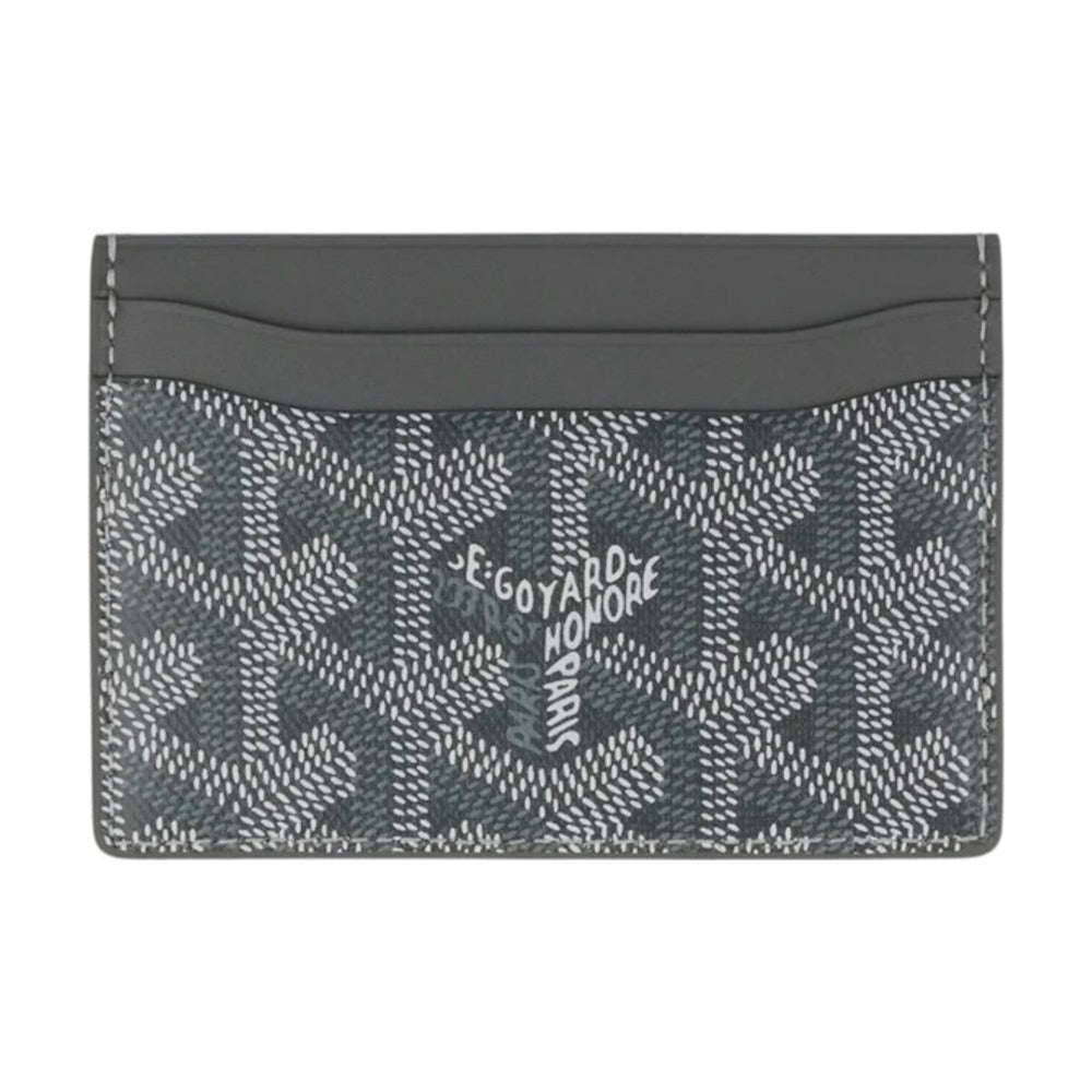 Goyard Saint Sulpice Card Wallet Grey front