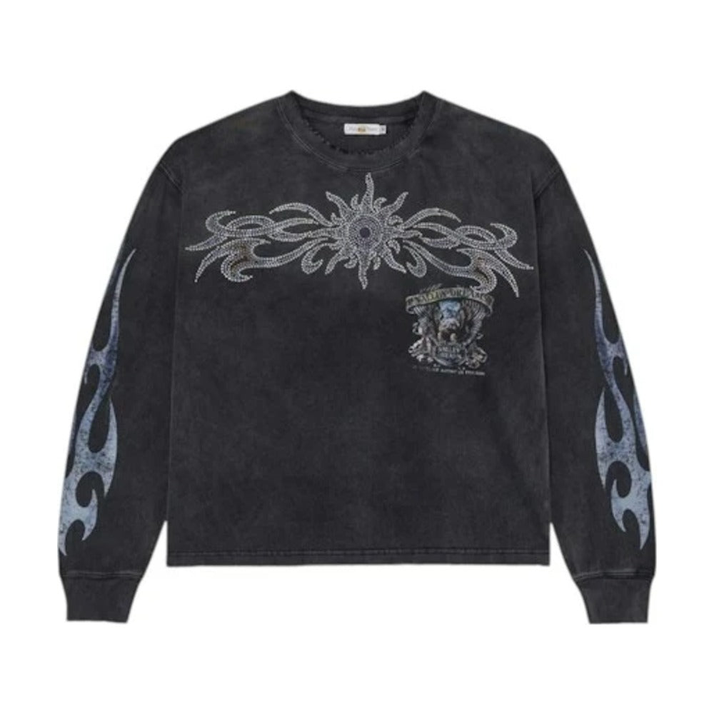 Vale Forever Valley Bling Long Sleeve Tee Black front