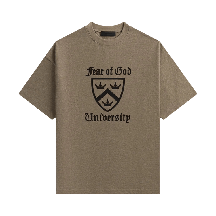 Fear of God Essentials Heavy Crewneck Tee Heather Grey (FW24)