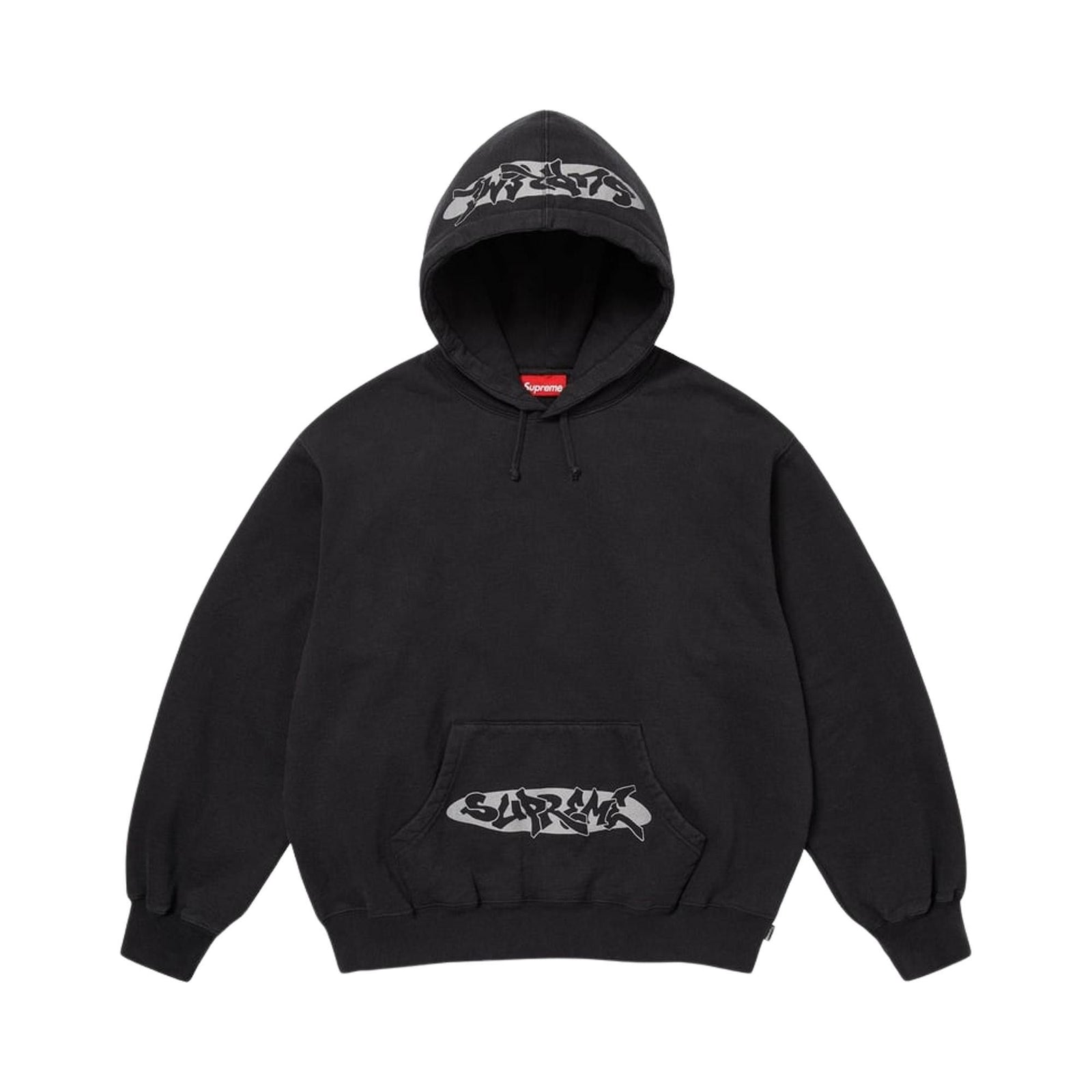 Supreme New World Order Hooded Sweatshirt Black - Im Your Wardrobe