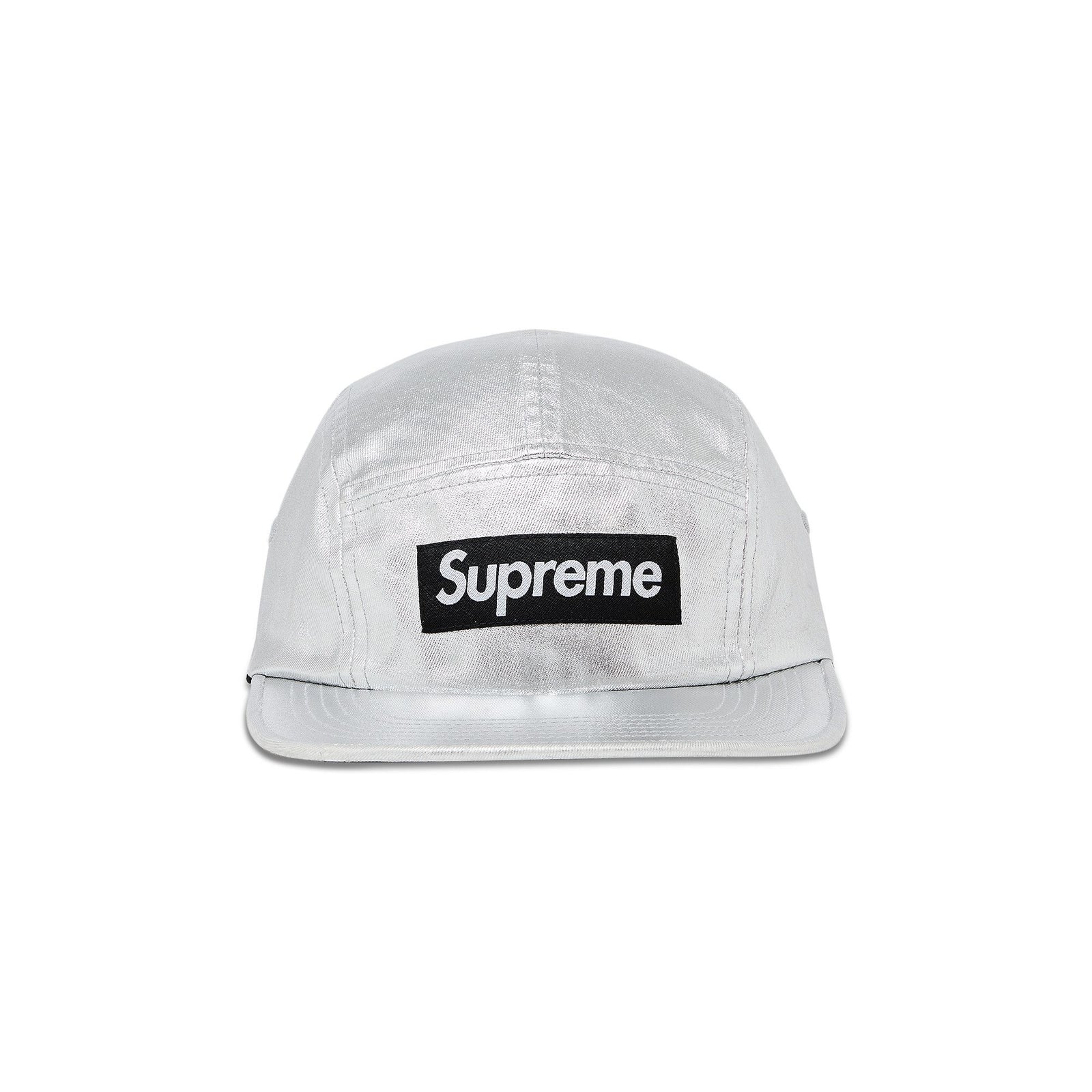 Supreme Washed Chino Twill Camp Cap (SS25) Silver - Im Your Wardrobe