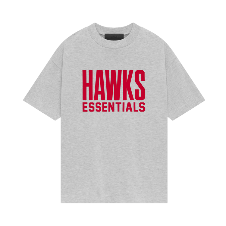 Fear of God Essentials Hawks Tee Light Heather Grey (FW24)
