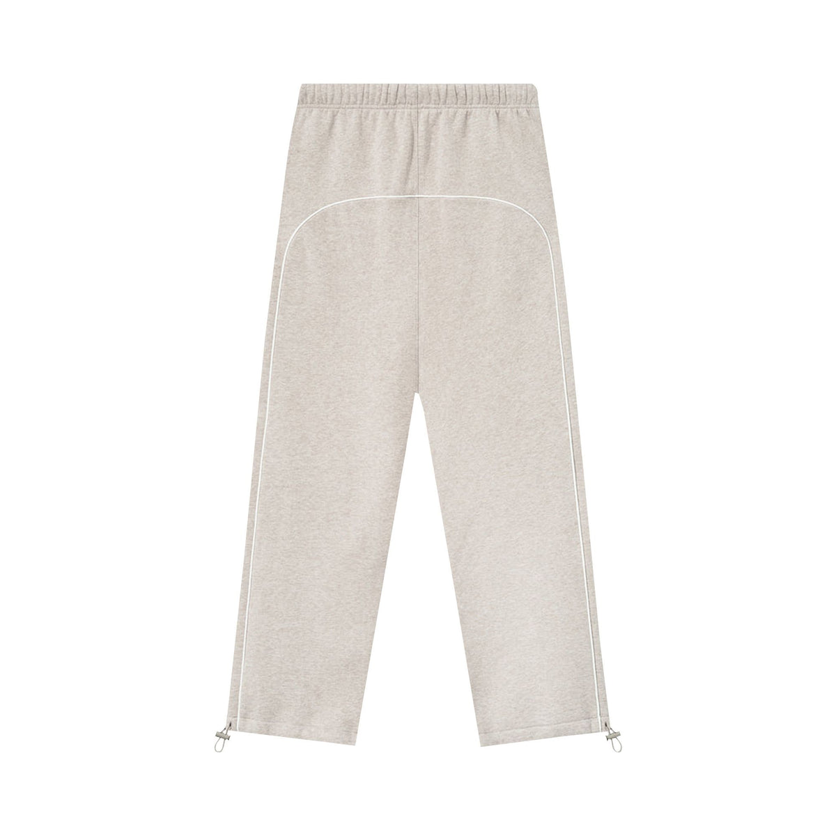 Fear of God Essentials Relaxed Fleece Sweatpant With Piping Heather Stone/Cloud White (SS25)