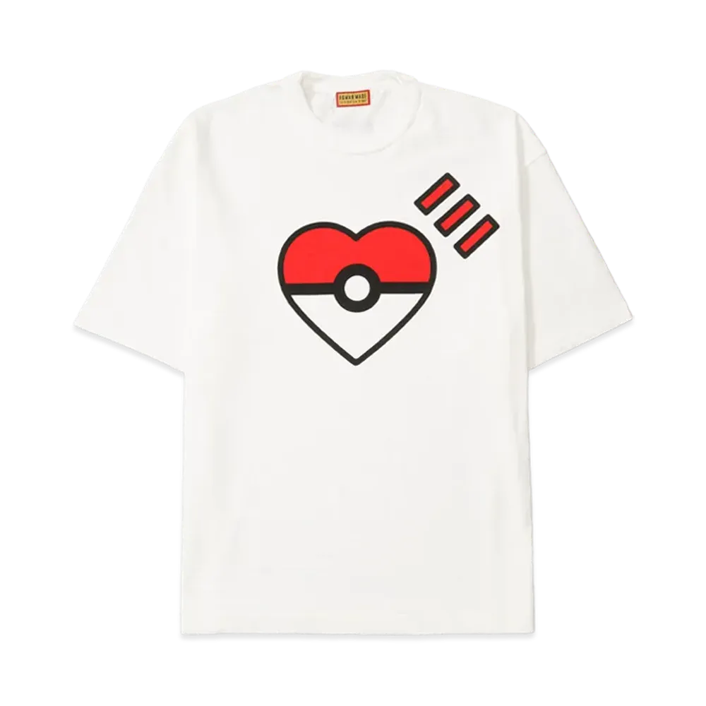 Human Made x Pokemon Graphic T-Shirt Poke Ball White