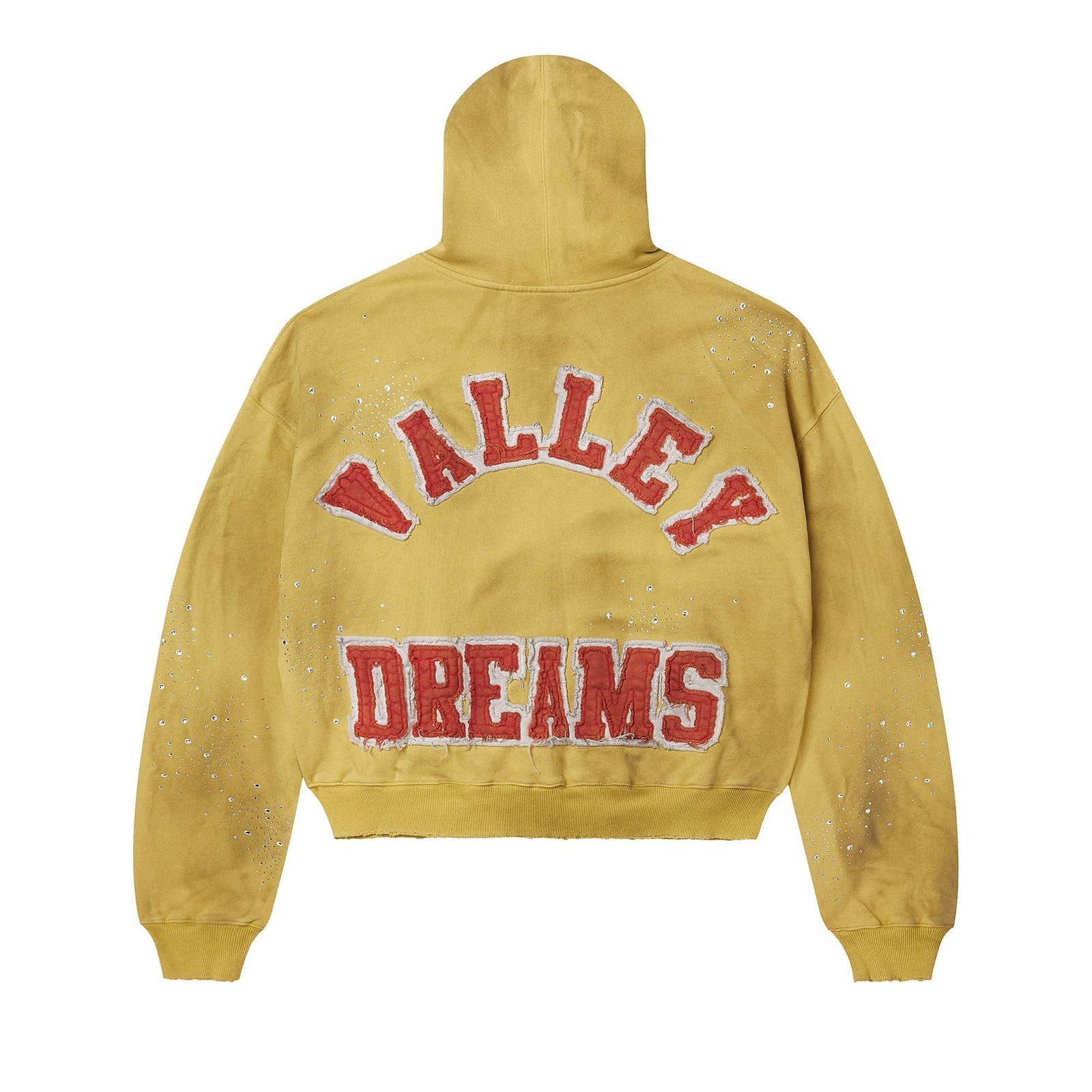 Vale Forever Sun Cluster Zip Up Hoodie Yellow front