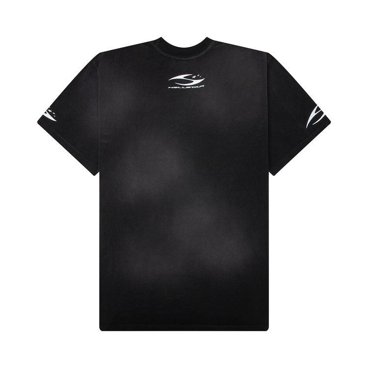Hellstar H Cursive Logo T-Shirt Black (SS26) view 3