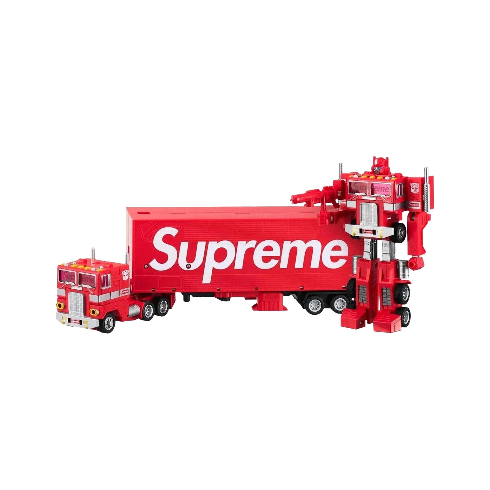 Supreme Transformers G1 Optimus Prime Figure Red - Im Your Wardrobe