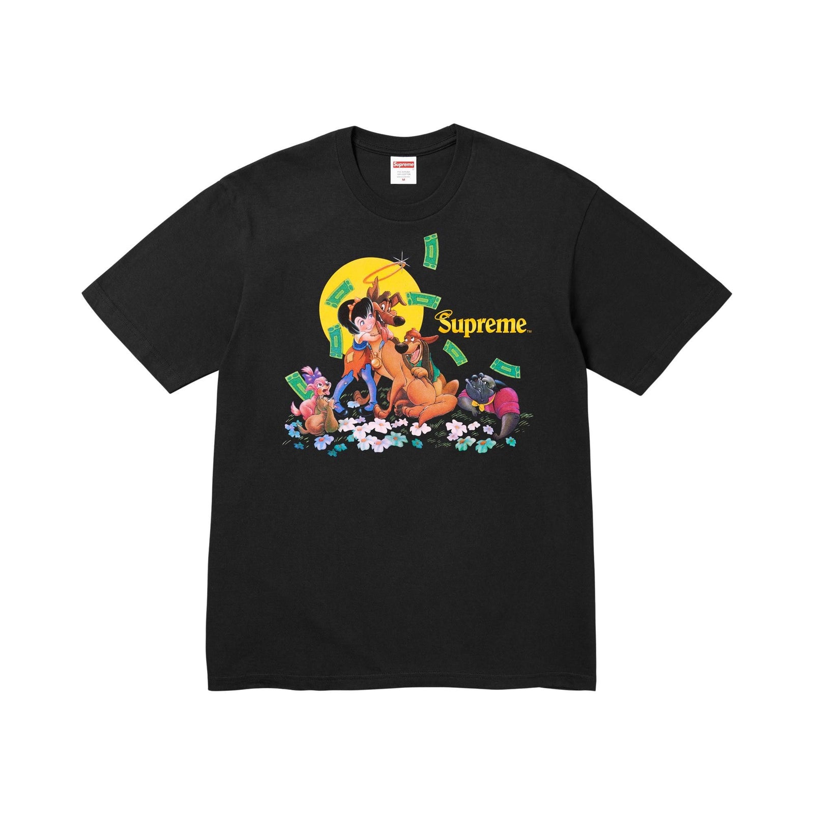 Supreme All Dogs Go To Heaven Tee Black - Im Your Wardrobe