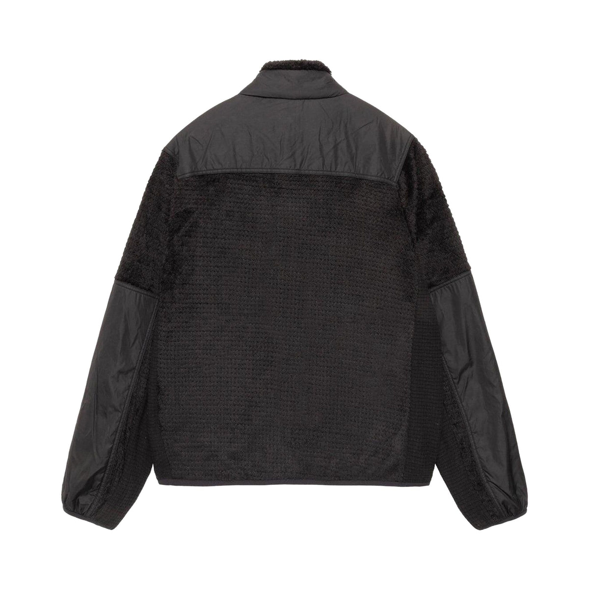 Stussy x Nike Full Zip Fleece Jacket Black back