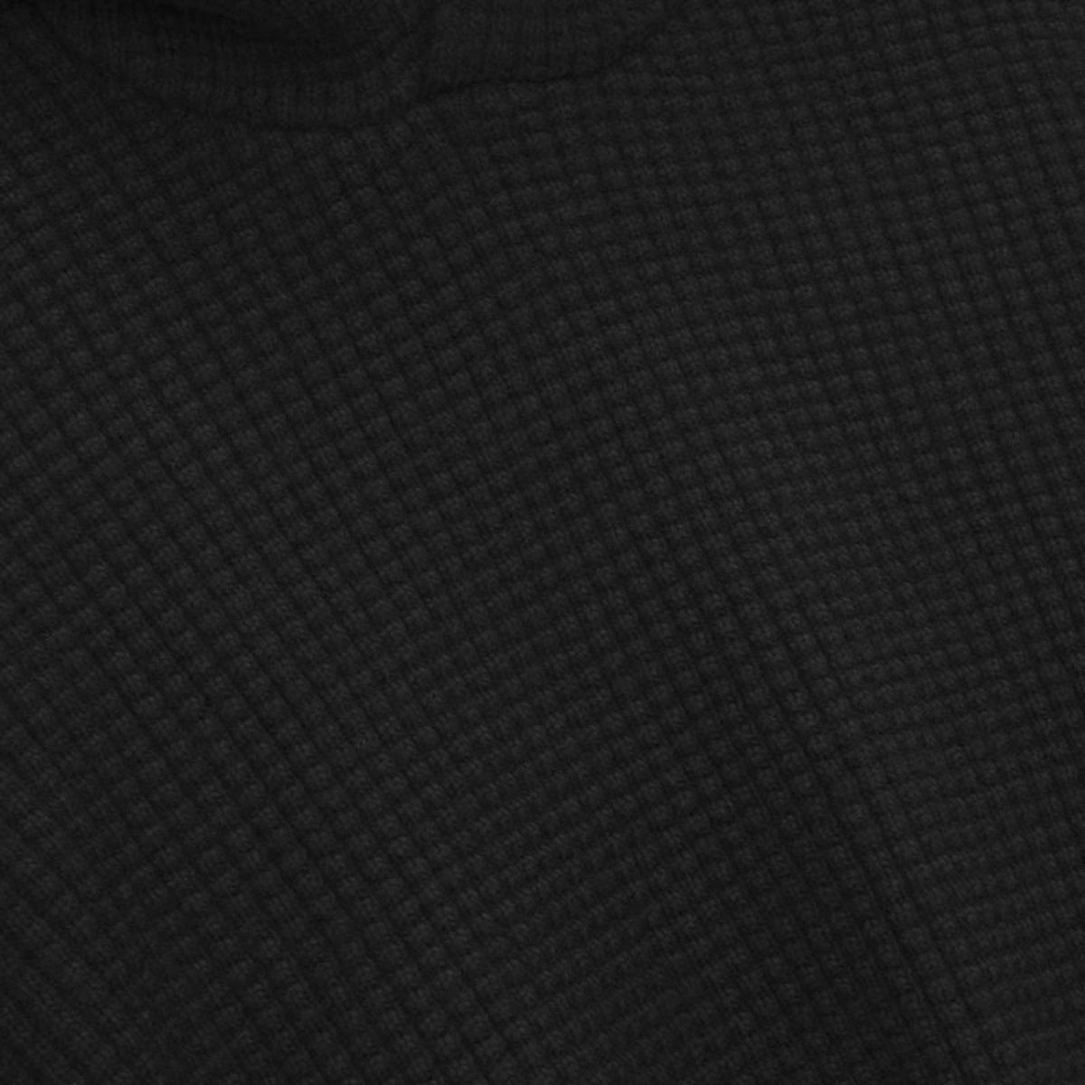 Fear of God Essentials Heavy Waffle 90s Hoodie Vintage Black (FW25)