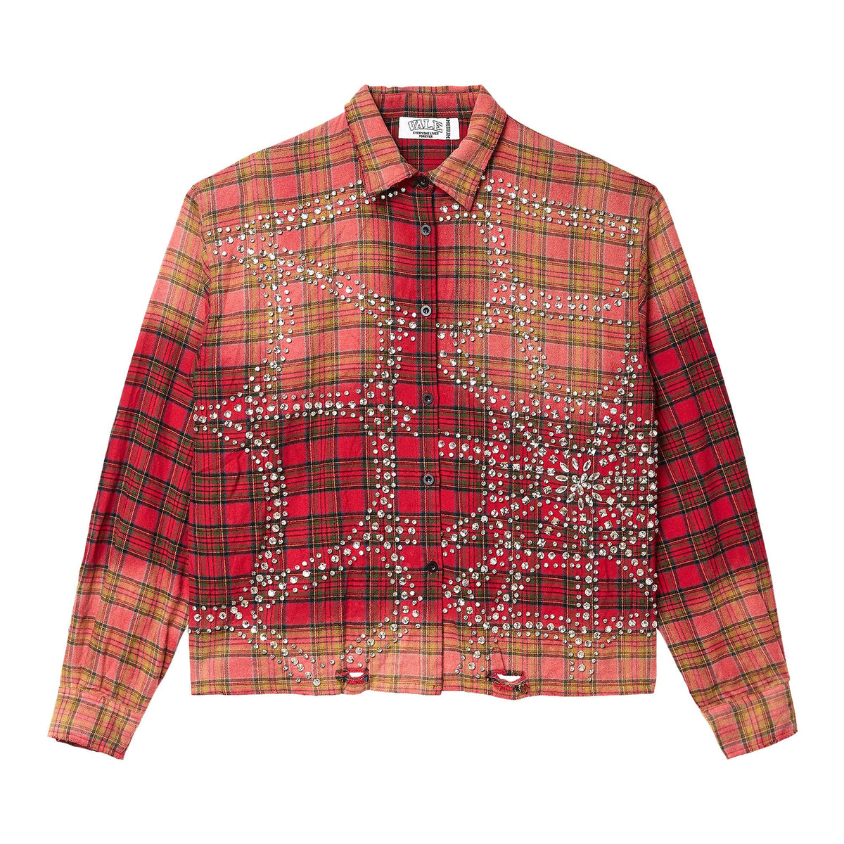 Vale Forever Haze L/S Flannel Red front