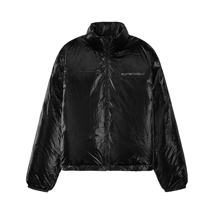 Fear of God Essentials Ripstop Nylon Puffer Jacket Metallic Black (2025)