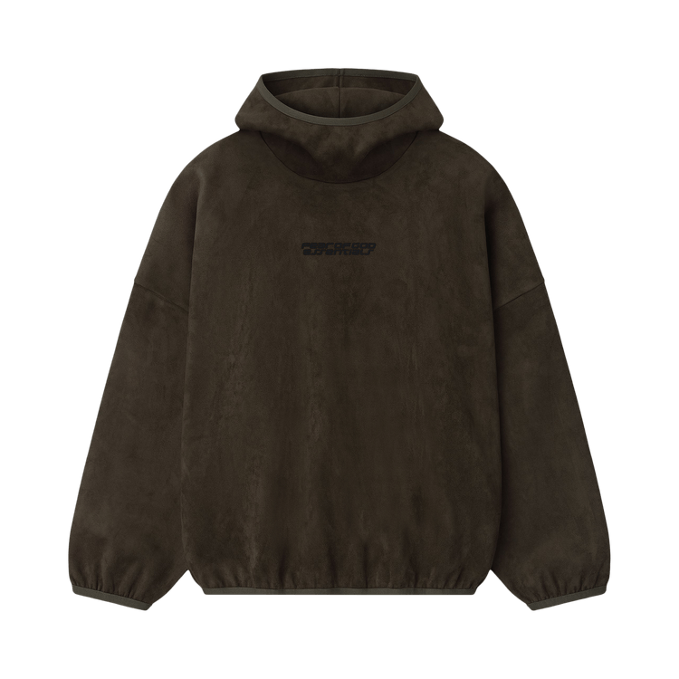 Fear of God Essentials Suede Fleece Modern Hoodie Brown (2025)