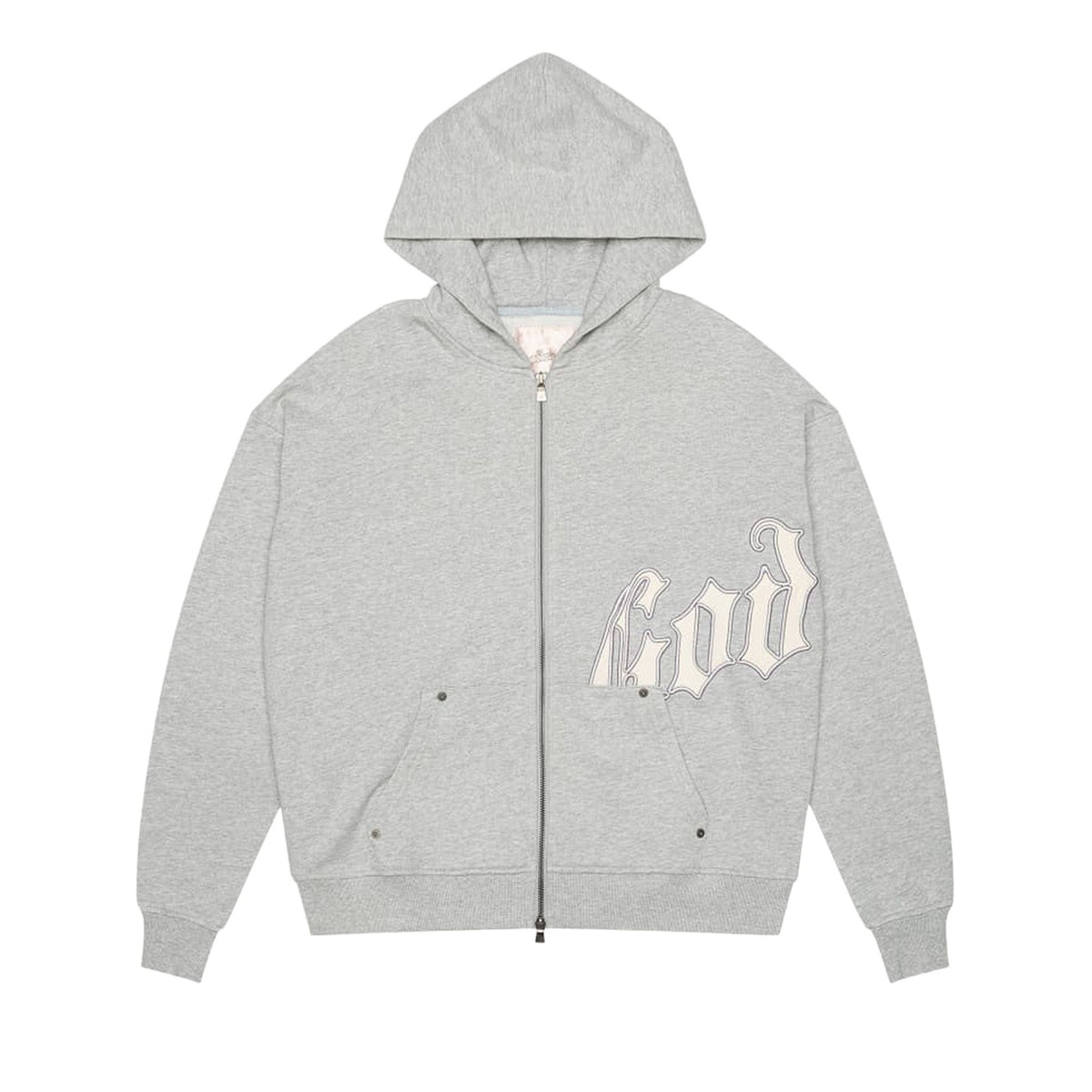 Godspeed OG Logo Hoodie V2 Heather Grey front