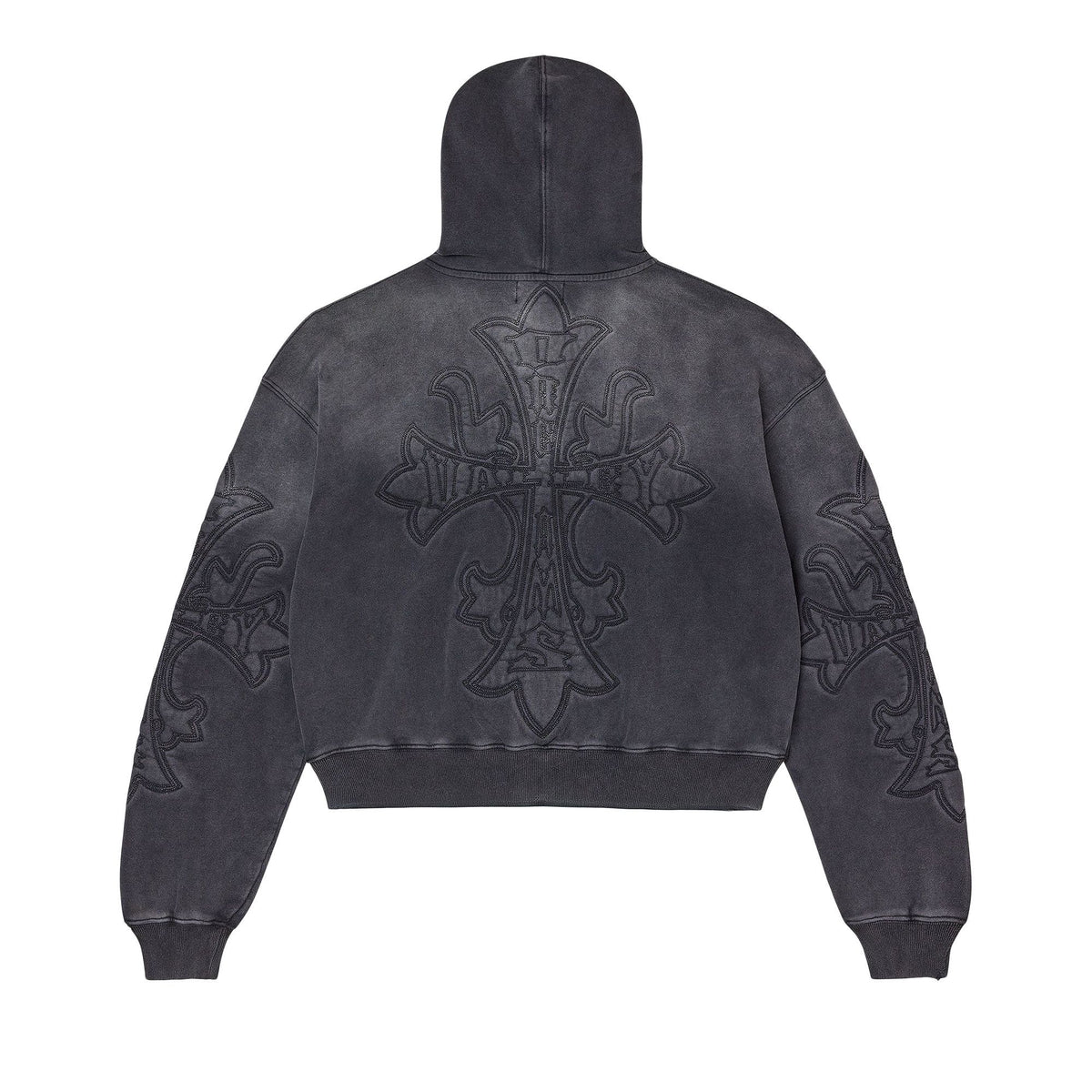 Vale Forever Carver Zip Up Hoodie Black back