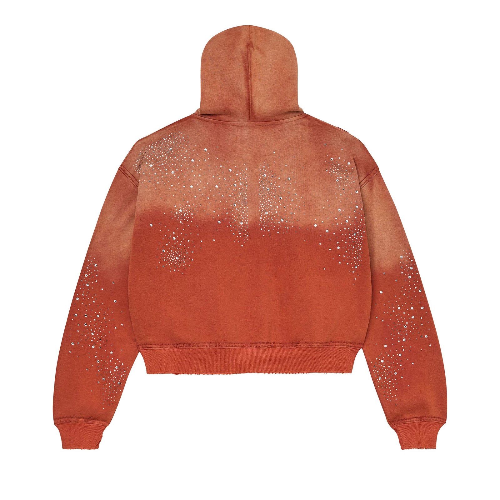 Vale Forever Classico Zip Up Hoodie Orange front