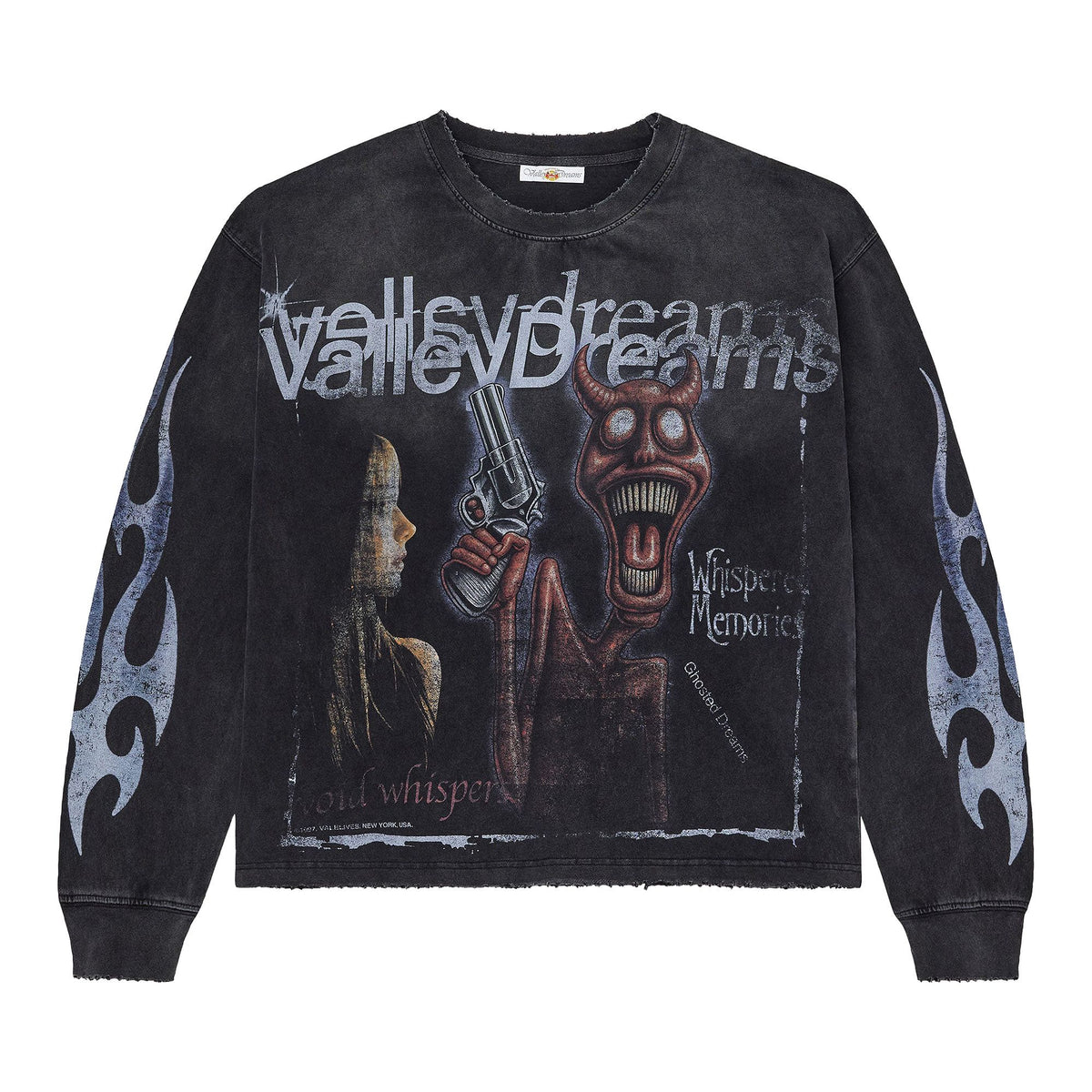 Vale Forever Psychopath L/S T-Shirt Black front