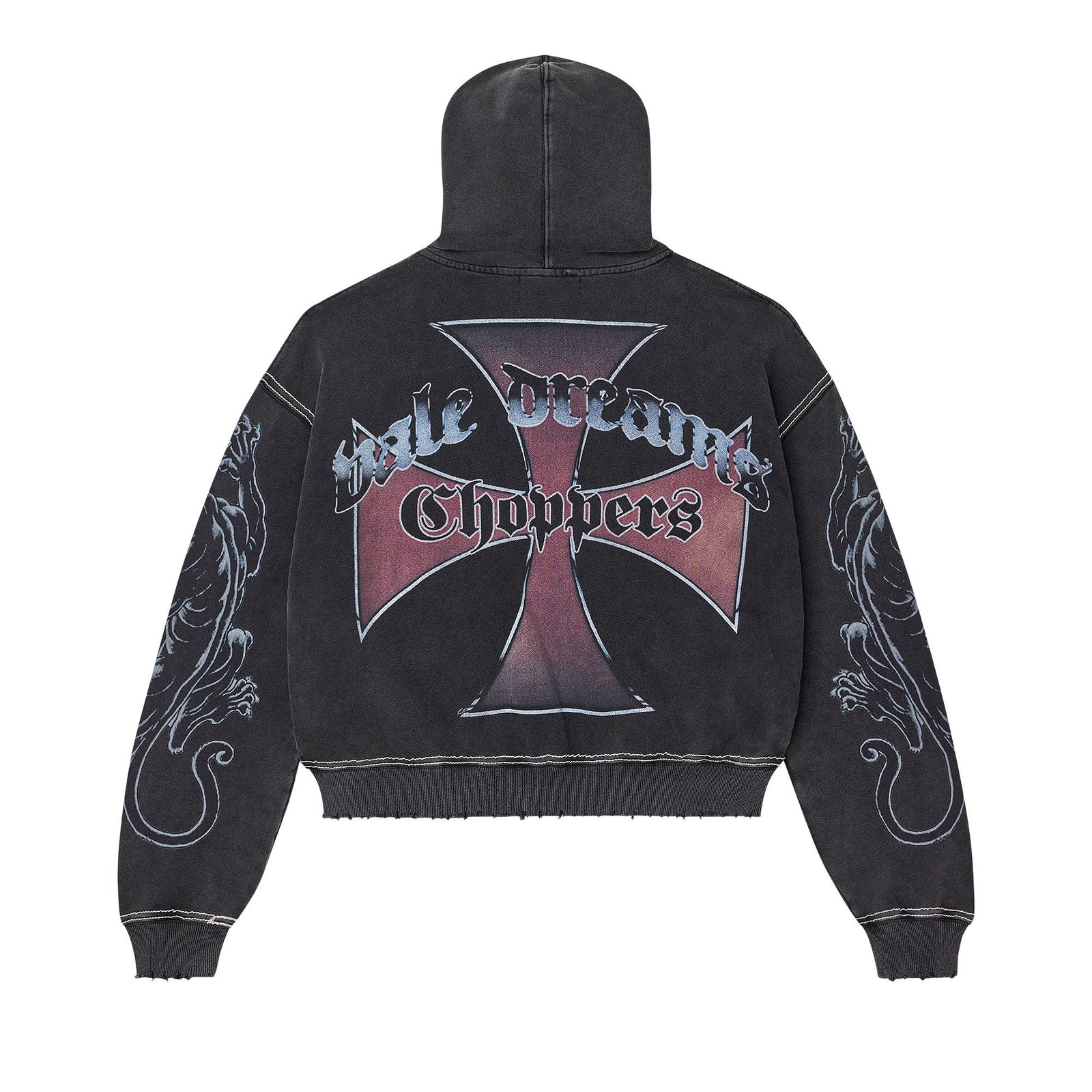 Vale Forever Hardy Boyz Zip Up Hoodie Black front