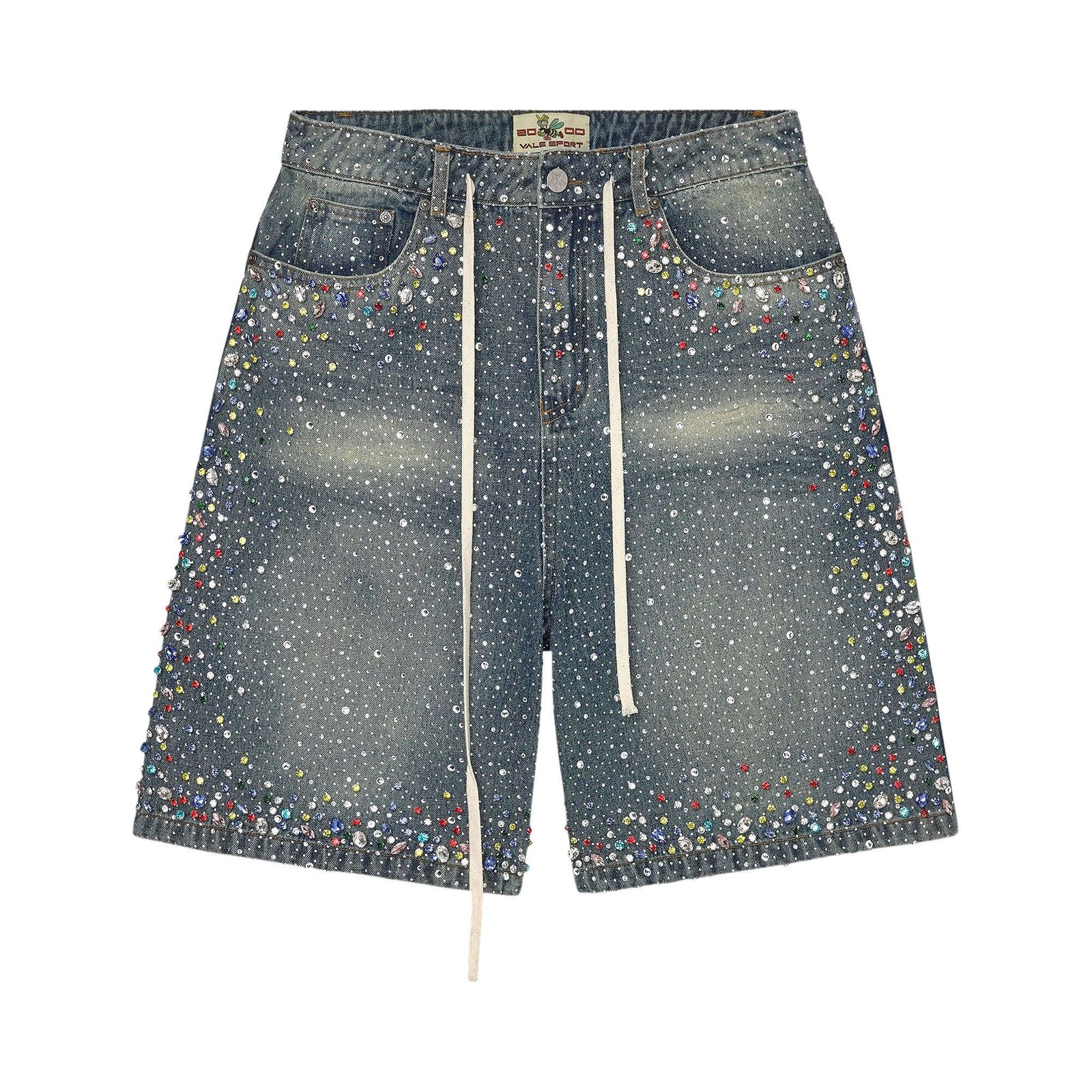 Vale Forever Rainstorm V2 Jorts Stone Washed Blue front