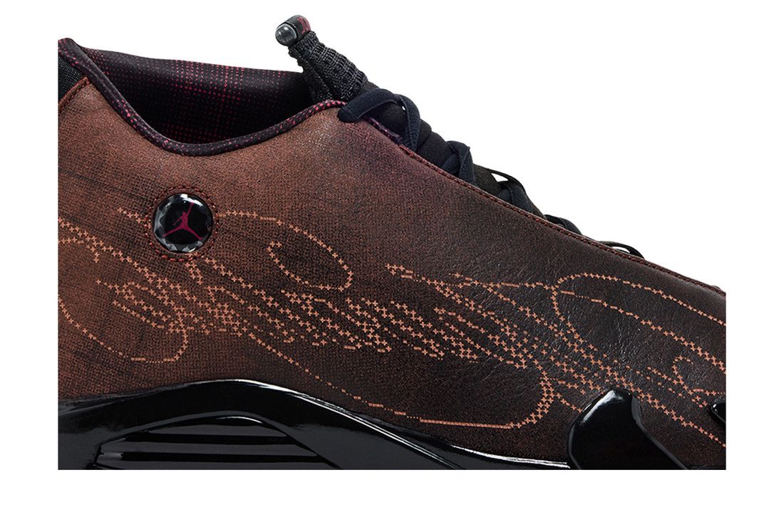Mowalola x Jordan 14 Retro Burnt Red