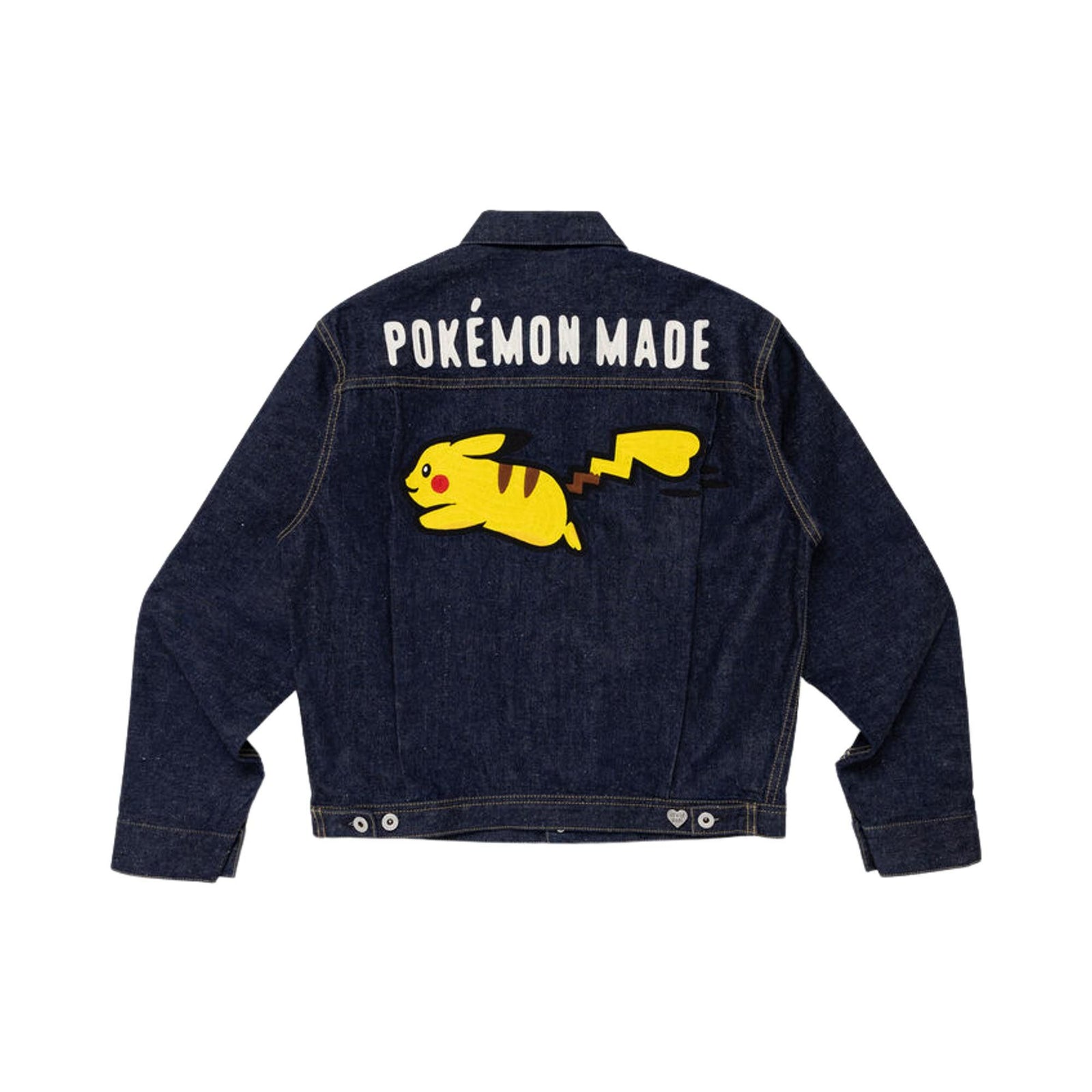 Human Made x Pokemon Pikachu Denim Jacket Indigo front