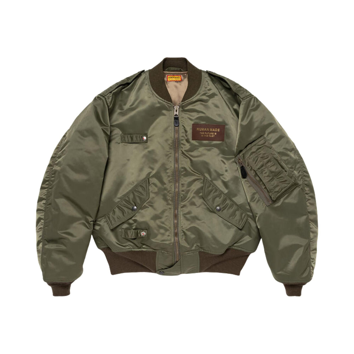 Human Made x Pokemon Farfetch'd Padded Blouson Olive Drab front
