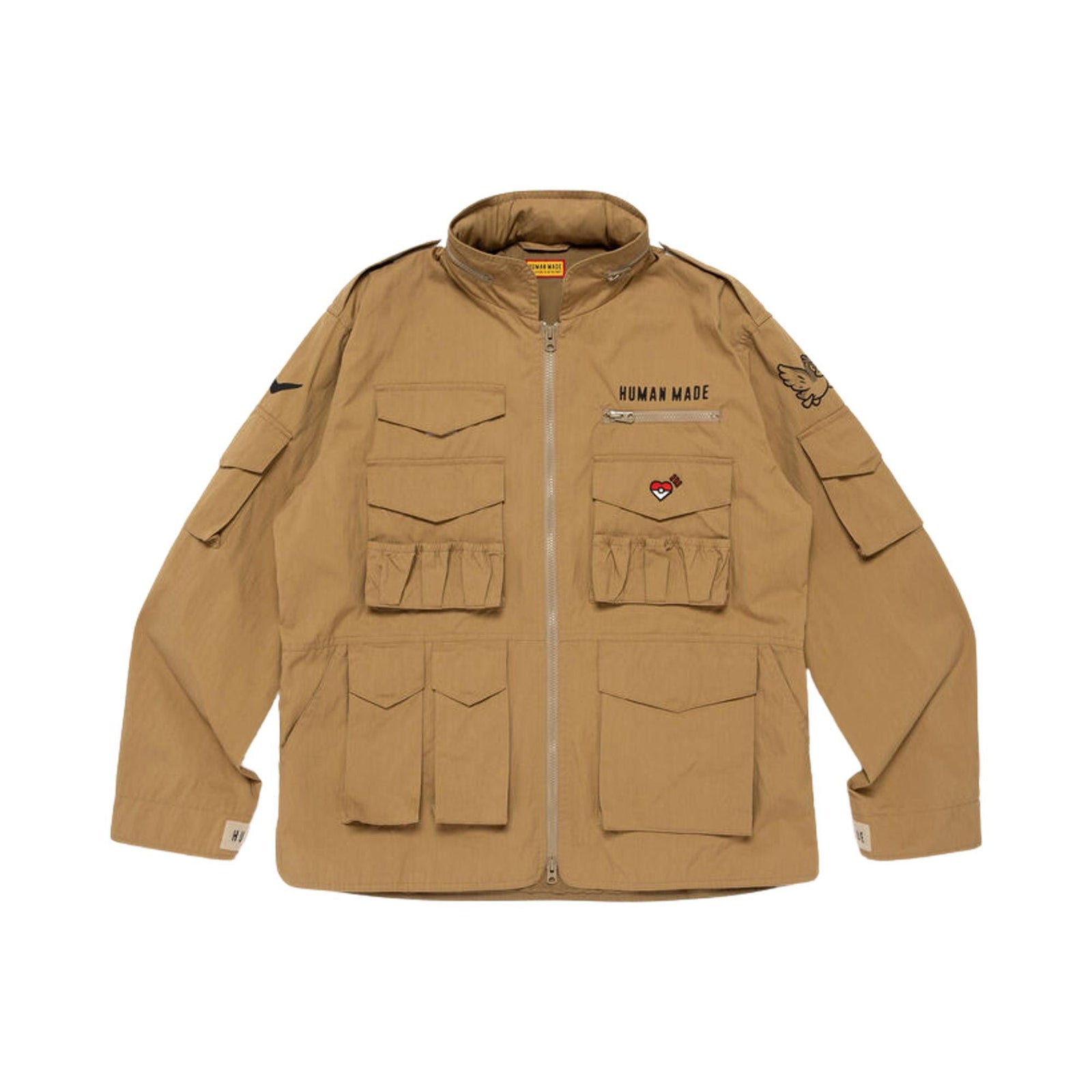 Human Made x Pokemon Farfetch'd Utility Jacket Beige front
